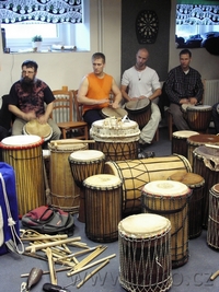 bubenický workshop s Mansa Camio, Ostrava