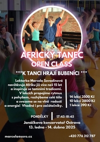 Africký tanec - open class pro začátečníky