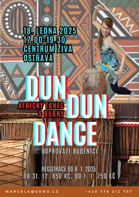 Dundun dance - africký tanec s bubny